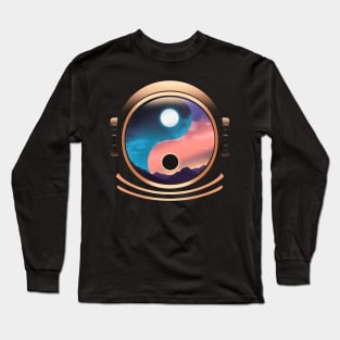 Ying Yang Space Long Sleeve T-Shirt